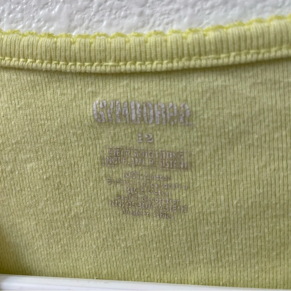 Gymboree shirt sweet candy yellow sz 12